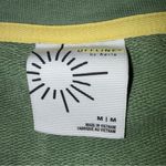 Aerie  Sage Green Throwback Half Zip Hoodie Sweatshirt Pullover size Medium Photo 5