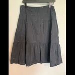 Nine & Co. nine West black polka dot skirt size 14‎ Photo 1