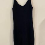 Abercrombie & Fitch Ribbed Knit Bodycon Slip Dress Black Women's Size Medium Photo 1