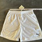 Puma  Women’s White Athletic Shorts Dry Cell Size L NWT Photo 6