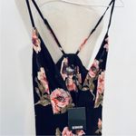 Reformation  dasha pink floral high low midi dress Photo 1