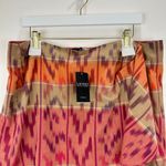 Lauren Ralph Lauren Plus Size Skirt Linen A Line Printed Boho Western US 14 NWT Tan Photo 6