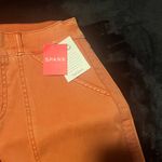 Spanx Stretch Twill pinkish cream shorts size xsmall Photo 3