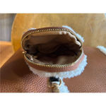 Anne Klein Women Camel color Faux leather Faux Shearing Small Totes Bag handbag Photo 9