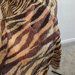 Chico's Lace Animal Tiger Print Maxi Skirt Size 2 (Med) Photo 2