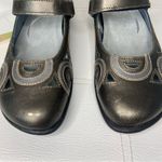 Naot Rongo Slingback Mary Jane Sandal in Mirror Leather Pewter Sz 36 US 5.5 NWT Photo 4