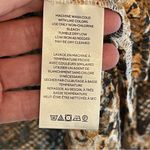 Free People  Out For The Night Top Blouse in Snake Combo Oversized Size Small Photo 3