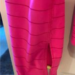 Nike Pro Womens Medium Pull Over 1/2 Zip Warm Fleece Pink Dri Fit Athletic Photo 7