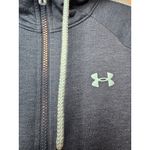 Under Armour  Jacket Womens Size Small‎ Teal Blue Fitted Hooded Full Zip Athletic Photo 2