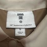 Anna Sui Cream Long Sleeve Dress Photo 1