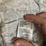 Patrons of Peace Floral Blue and White Women's Keyhole Top Photo 3