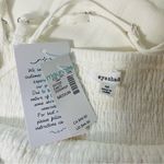 Maurice's NWT White Smock Strappy Back Hanky Hem Knee Length Dress Photo 10