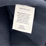 Something Navy Long Sleeve Wrap Front V-Neck Blouse Night Navy XS NWT Photo 13