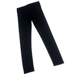 ZARA  Black High Rise Ponte Leggings Medium Gold Button Embellishments Photo 7