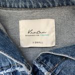 KanCan USA KanCan 100% Cotton Medium Wash Distressed Oversized Denim Jacket Photo 7