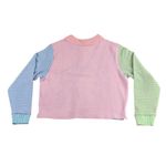 Teddy Fresh  Y2K Pastel Colorblock Knit Polo Sweater 2XL  NWT  F290 Photo 3