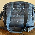 Lug Soprano Tote Bag Navy Pearl Baby Diaper Briefcase Academia City XL Purse Blue Photo 2