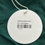 Princess Polly  Forest Green Off-Shoulder Dress US 2 NWT Photo 4