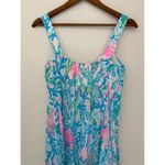 Lilly Pulitzer  Sabrinah Midi Maxi Dress Coral Bay Multi $248 EUC Sleeveless 2 Photo 5