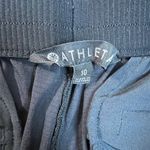 Athleta  Pants Womens 10 Black Mod Trekkie Crop Zip Ankle Nylon Stretch‎ Ripstop Photo 8
