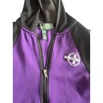 Ralph Lauren Active LRL Purple Black Hoodie Sweatshirt Size M Photo 2