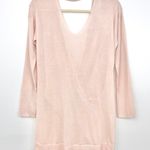 Vimmia New Reversible Criss Cross Sweater Shavasana Lightweight Knit Pink Photo 12