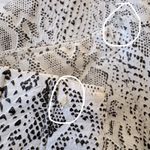 Vintage ‘90s K. Milburn Black & White Snakeskin Print Knee Length Pencil Skirt Size XXS Photo 8