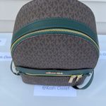 Michael Kors MK Kenly Medium Backpack - Racing Green Photo 6