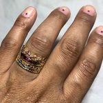 Beverly Hills Boutique Ring Set Of 4... Gold Photo 8