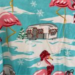 Nick & Nora  Flannel Button Pajama Top Airstream Flamingo Christmas XXL Photo 5