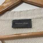 Wooden Ships  Striped Knit Sweater Size Small Medium Cotton Rainbow Lightweight Photo 3