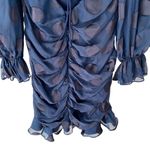 For Love & Lemons Lula Mini Navy Blue Polka Dot Dress size small Photo 9