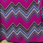 Coveted Clothing New With Tags Lined Chevron/Tribal Print Dress Photo 3
