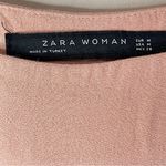 ZARA  WOMAN High Rise Wide Leg Cropped Dress Pant, Medium Photo 6
