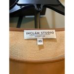 INCLAN STUDIO Millie Faux Leather Mini Dress TAN BROWN Butterscotch Womens Size Size XS Photo 7