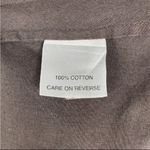 St. John  Sport Brown Floral Long Sleeve Button Up Down Shirt Size M Photo 9