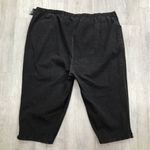 Woman Within  Light Wash Black Denim Capris - Size 34 Photo 1