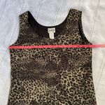 Chico's mesh leopard print tank top. Photo 8
