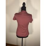 Kate Spade  Saturday Womens Size S‎ Boat Neck Tee Dark Mauve 4CMU0715 100% Cotton Photo 5