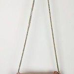 Sancia Lana Coin Purse Cross Body Square Mini Bag with Tassels In Canyon Rose Photo 0