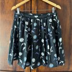 KENZO Paris | Blue and White Silk Dandelion Pleated Skater Mini Skirt | M Size M Photo 3