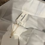 Commense Wide Leg Pleated White Cotton Pants High Waist Pants Size M Size M Photo 6