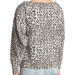 Good American NEW  Cheetah Print Pullover Sweatshirt Photo 1