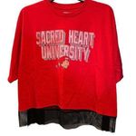 Blue 84 SHU Sacred Heart University Pioneers Women's Crop Top, Large Photo 0