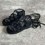 Dr. Martens Dr Doc Martens Kristina Sandals Womens 6 EU 37 Gladiator Lace Up Black Leather Photo 1