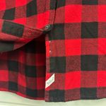 Woolrich  Pemberton 100% Cotton Red and Black Buffalo Check Flannel Shirt Size M Photo 3