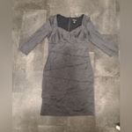 White House | Black Market  gray jersey knit tiered sheath Photo 2