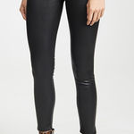 Frame  le high‎ skinny Noir coated denim skinny jeans size 28 NEW $240 Photo 0