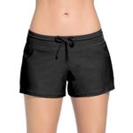 Gray Quick Dry Swimsuit Board Shorts w/ Drawstring Size L Photo 0