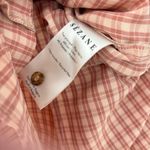 Sézane Women’s Jamey Robe Linen Blend Wrap Shirt Mini Dress | 36 (4) | Rose Pink Photo 5